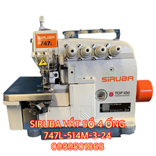 MÁY VẮT SỔ 4 ỐNG SIRUBA 747L-514M-3-24